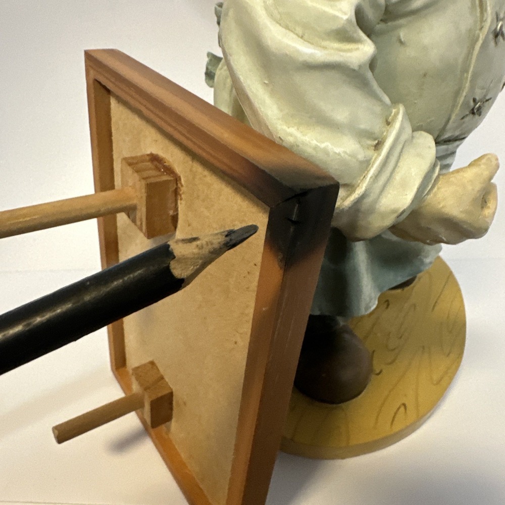French / Italian Chef With Chalk Board ~ 16 Inches Tall - Picture 7 of 7